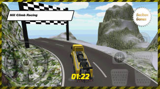 Snow Truck Hill Climb Racing screenshot 3