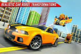 Game Transformasi Robot Mobil Singa:Menembak Robot screenshot 11