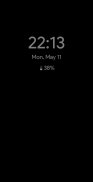 Always On Display Home Clock AMOLED Edge Wallpaper screenshot 2