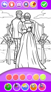 Glitter Wedding Coloring Pages screenshot 5