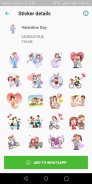 Valentine Day Stickers (WAStickerApps) screenshot 1