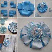 Ribbon Flower Tutorial screenshot 3