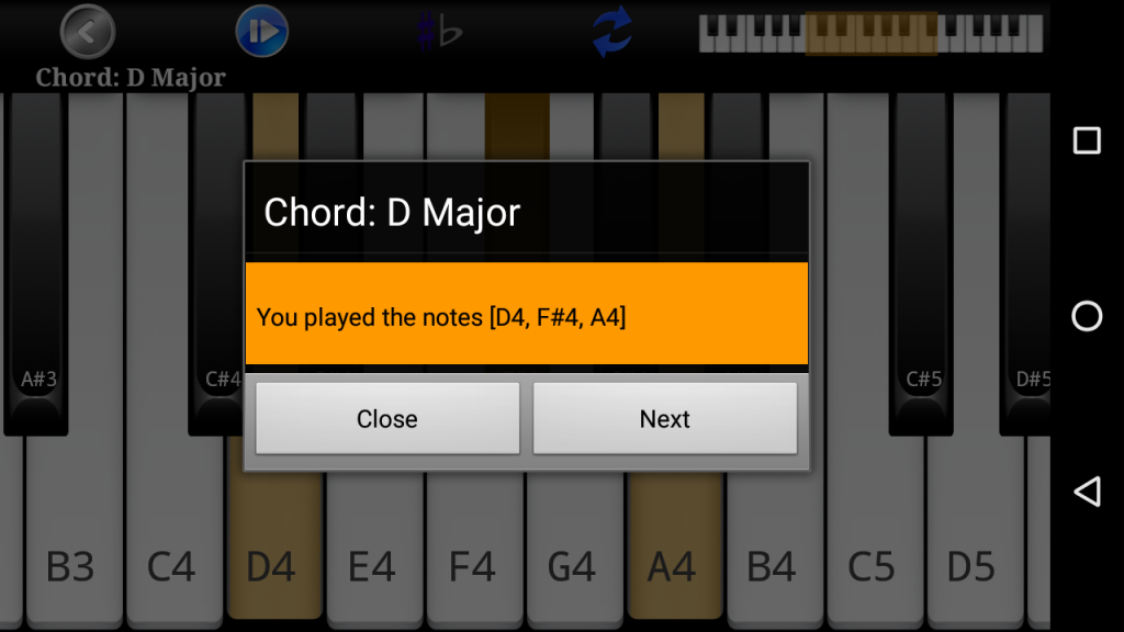 Piano Chord Scales