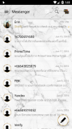 Marble White SMS Mensagens screenshot 0