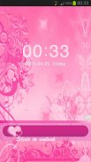 GO Locker Theme flowers pink screenshot 3