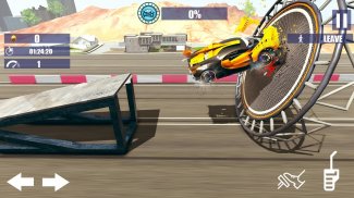 Trampoline Madness Crash - Beam Car Driving 3D screenshot 7