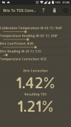 Brix to TDS Converter screenshot 1