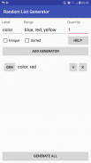 Persistent Random List Generat screenshot 2