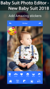 Baby Suit Photo Editor - New Baby Suit 2018 screenshot 1