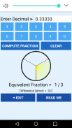 Decimal to Fraction Explorer screenshot 1