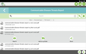 ECDC Threat Reports screenshot 4