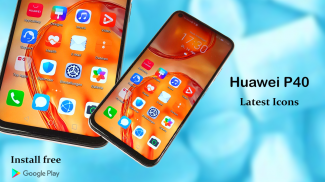 Huawei P40 Pro Launcher: Themes & Wallpaper screenshot 2