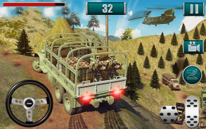 us military truck driving: army truck driving game screenshot 2