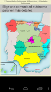 Mapa de provincias de España screenshot 0