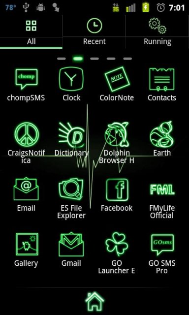 Neon Green GO Launcher EX | Download APK for Android - Aptoide