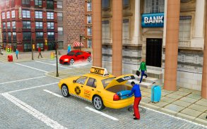 City Taxi Driving Car Games 3d screenshot 0