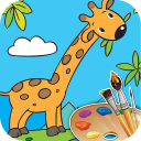 Coloring Book - Color Animals Icon