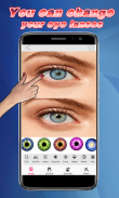 مغير لون العيون 2018 screenshot 6