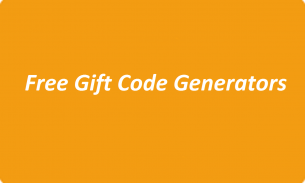 Free Gift Card Generators screenshot 0