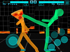 Pertarungan stickman: prajurit neon screenshot 9