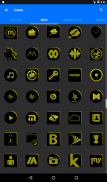 Black and Yellow Icon Pack ✨Free✨ screenshot 20