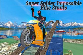 Süper örümcek imkansız bisiklet dublörleri screenshot 3