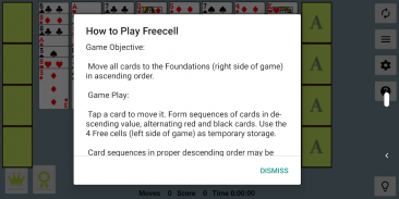 FreeCell with Leaderboards screenshot 3