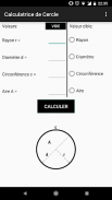 Calculatrice de Cercle screenshot 1