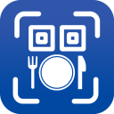 QR-kód étterem menü szkenner Icon