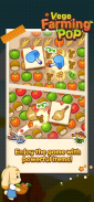 VegeFarmingPop : 3 MatchPuzzle screenshot 0