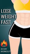 Fat Burning Workout – fast weight loss exercises screenshot 3