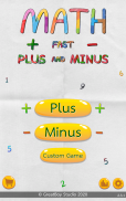 Math Fast Plus and Minus screenshot 9