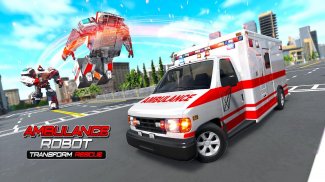 ambulans robot transformasi penyelamatan permainan screenshot 5