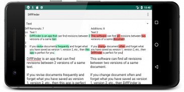 DiffFinder: File/Text Comparison Tool screenshot 3