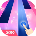 Magical piano Tap pink tiles Icon