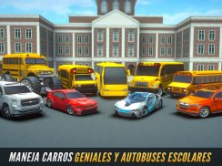 Super High School Bus Driver -Juegos de carros 3D screenshot 10