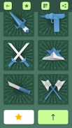Schemi di armi origami: pistole di carta e spade screenshot 4