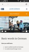 DW Learn German - A1, A2, B1 a screenshot 1