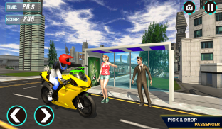 MotorBike Taxi Simulator -Tourist Bike Driver 2020 screenshot 2