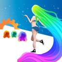 Hair Run challenge Hair Games Icon