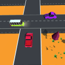 Highway 3D Cross - Fastway Traffic highway cross Icon