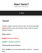 Nasıl Yazılır? - Yazım Kılavuzu screenshot 0