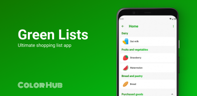 Green Lists — 购物清单应用