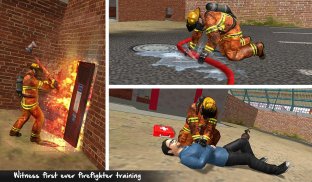 Escola bombeiro americano: formação herói resgate screenshot 13