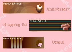 Bloc-notes Chocolate memo screenshot 0