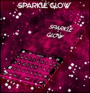 Sparkle Glow Keyboard Theme screenshot 0