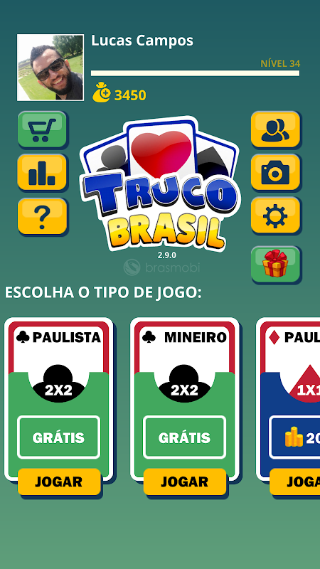 Truco Brasil - Truco online Apk Download for Android- Latest version  2.9.62- com.brasmobi.truco