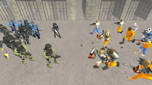 Battle Simulator Prison Police screenshot 1