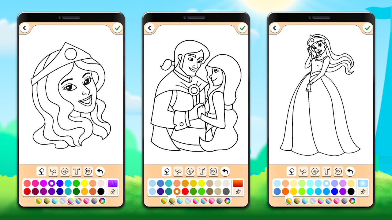 Download do APK de Princesa Para Colorir para Android