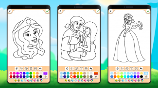 Princess Coloring game screenshot 3